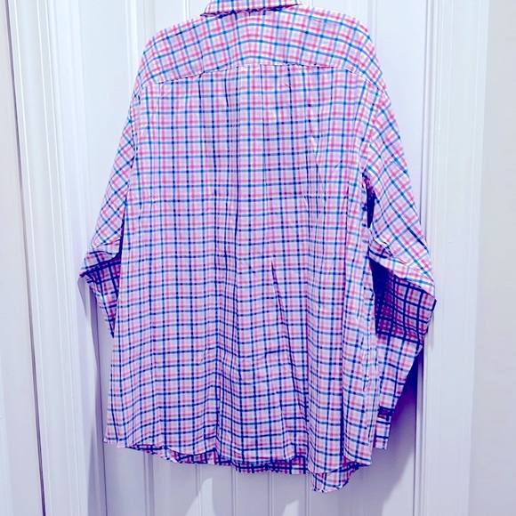 NWT Lands End Mens 4XL/T 20 20.5 Traditional Fit Cool Max Career Dress Shirt - Picture 7 of 10